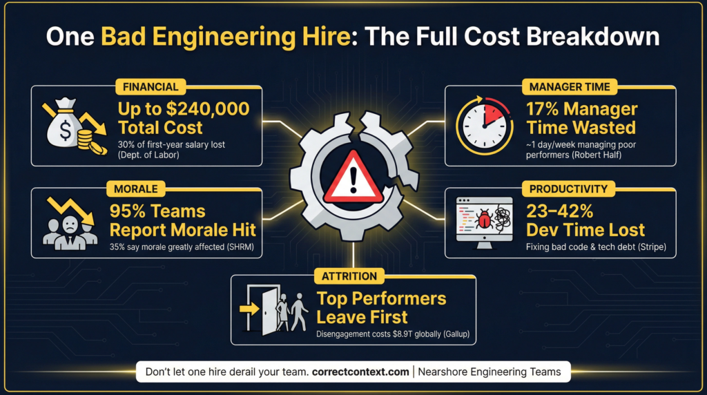 correctcontext.com The Ripple Effects of One Bad Engineering Hire