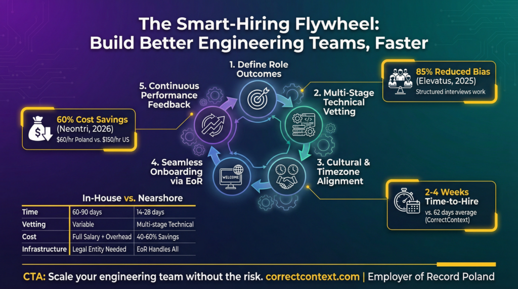 correctcontext.com The Smart-Hiring Flywheel - Build Better Engineering Teams, Faster