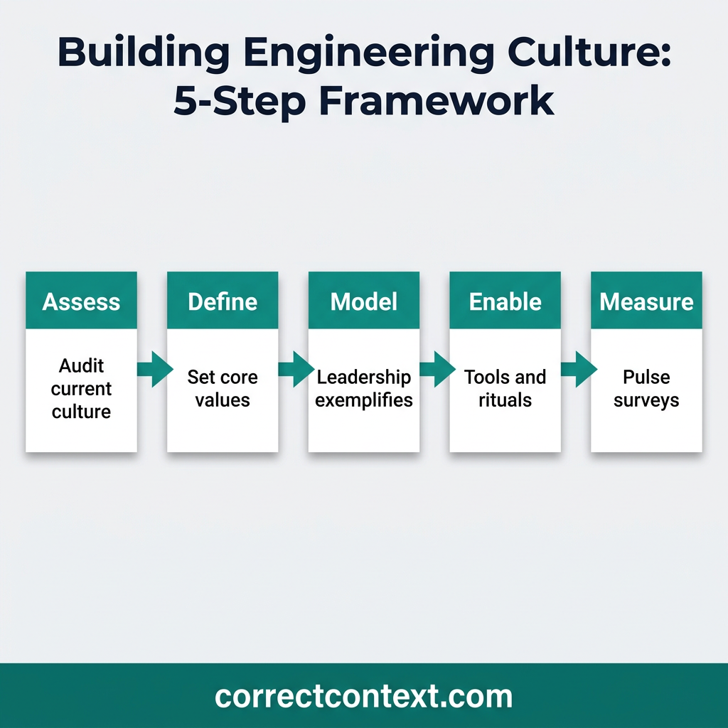 Building Engineering Culture 5-Step Framework